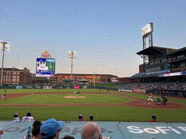 AutoZone Park, section: 108, row: H, seat: 2