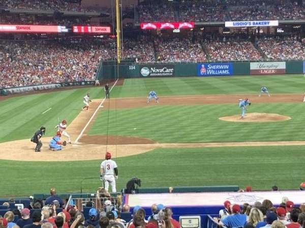 Citizens Bank Park, section: 119, row: 22, seat: 6