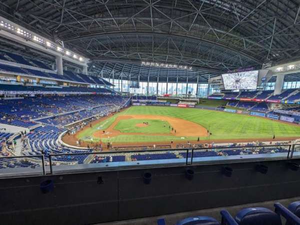 LoanDepot Park, section: 210, row: 2, seat: 14