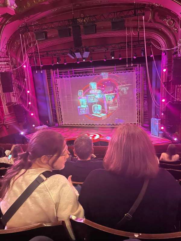 Dominion Theatre, section: Circle, row: G, seat: 15