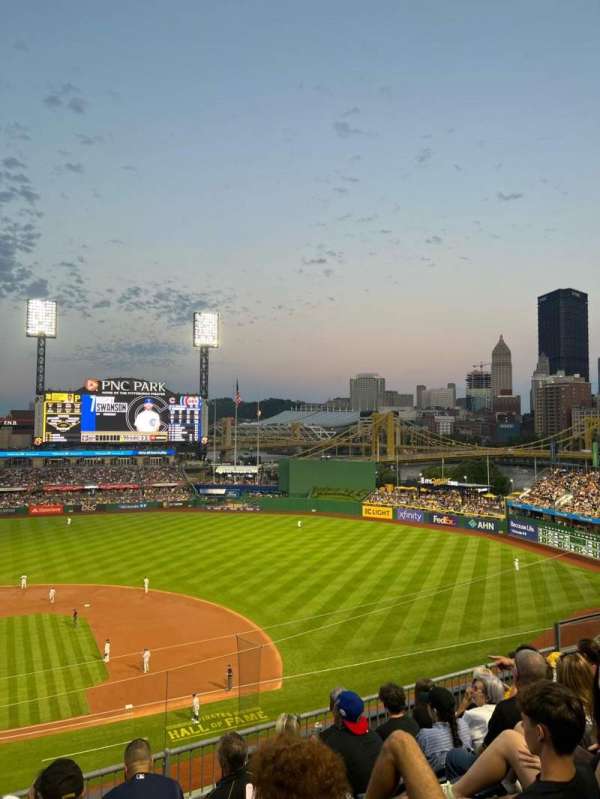 PNC Park, section: 210, row: F, seat: 12