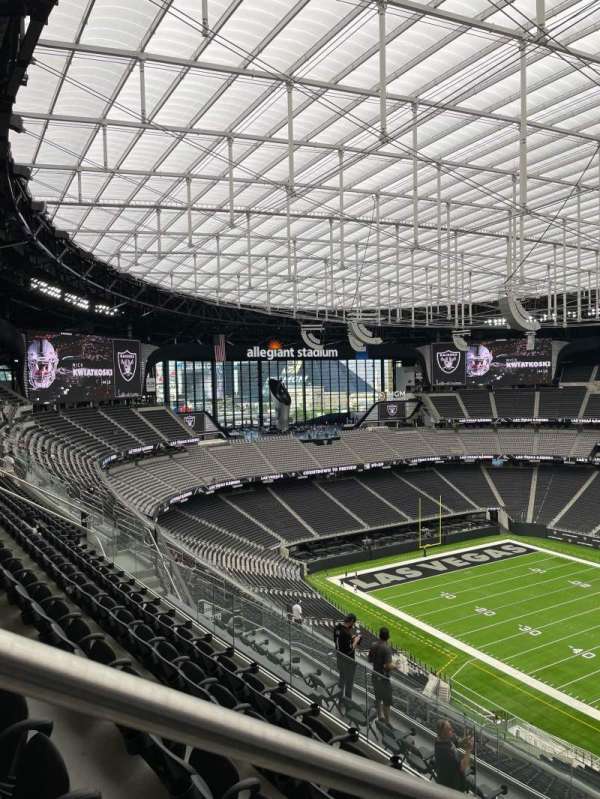 Allegiant Stadium, section: 434, row: 6, seat: 23-24