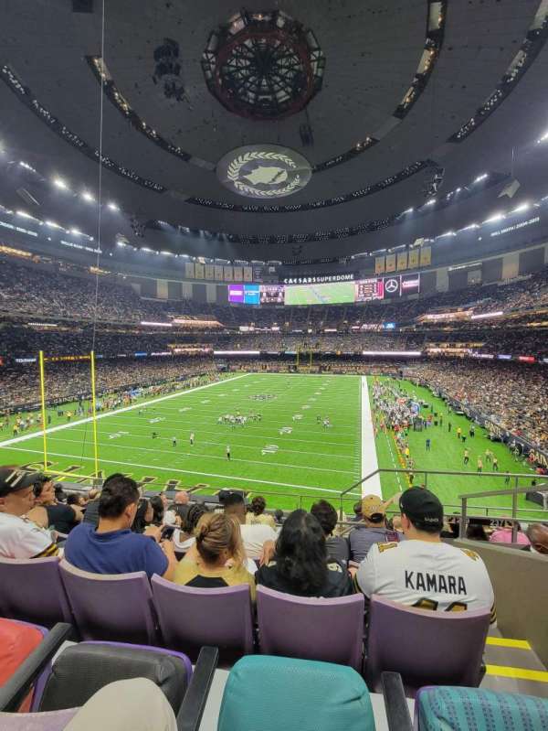 Caesars Superdome, section: 322, row: 9, seat: 7