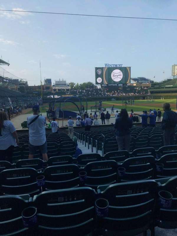 Wrigley Field, section: 121, row: 5, seat: 3
