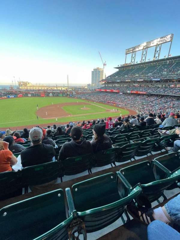 Oracle Park, section: 224, row: K, seat: 12