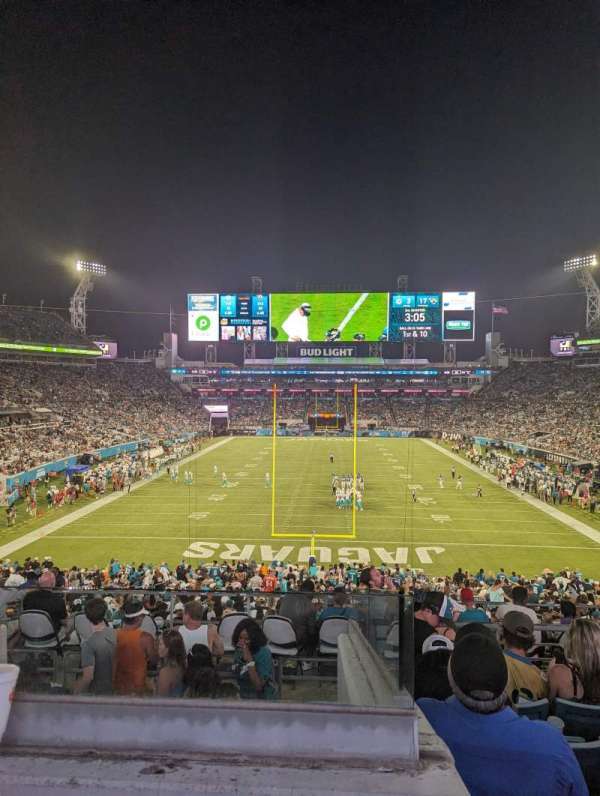 EverBank Stadium, section: 223, row: E, seat: 11