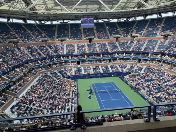 Arthur Ashe Stadium, section: 340, row: B, seat: 12