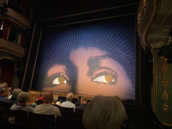 Aldwych Theatre, section: Stalls, row: H, seat: 2