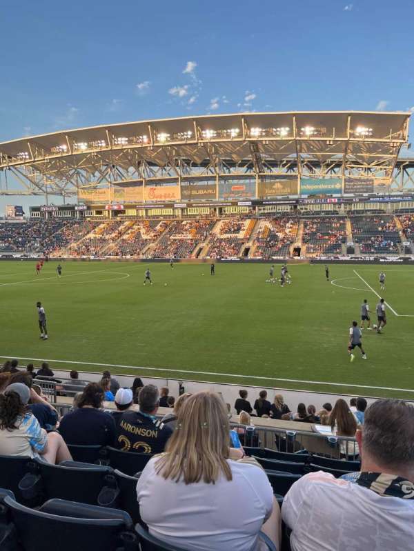 Subaru Park, section: 104, row: K, seat: 6