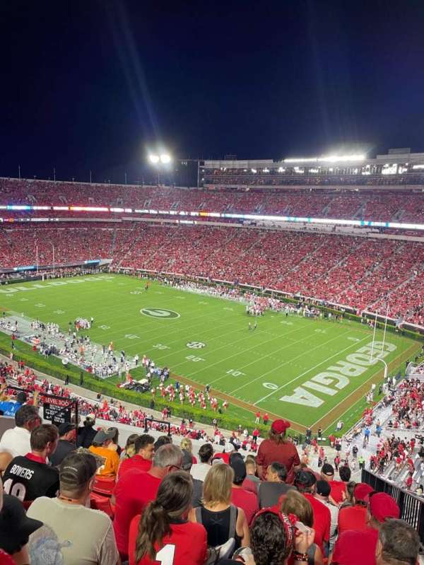 Sanford Stadium, section: 301, row: 12, seat: 1