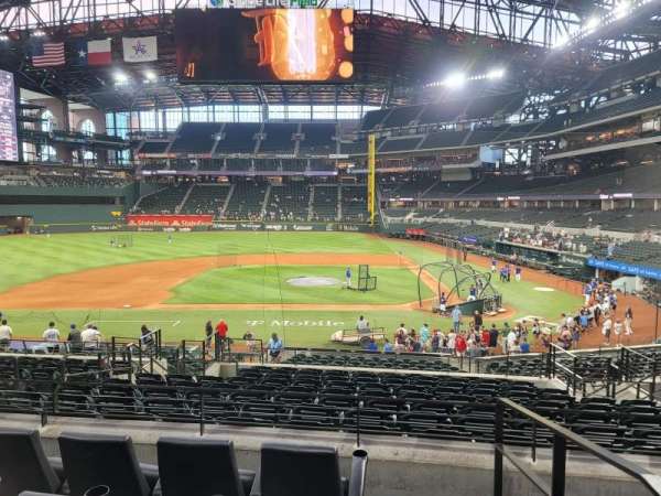 Globe Life Field, section: LS 109, row: 3, seat: 6
