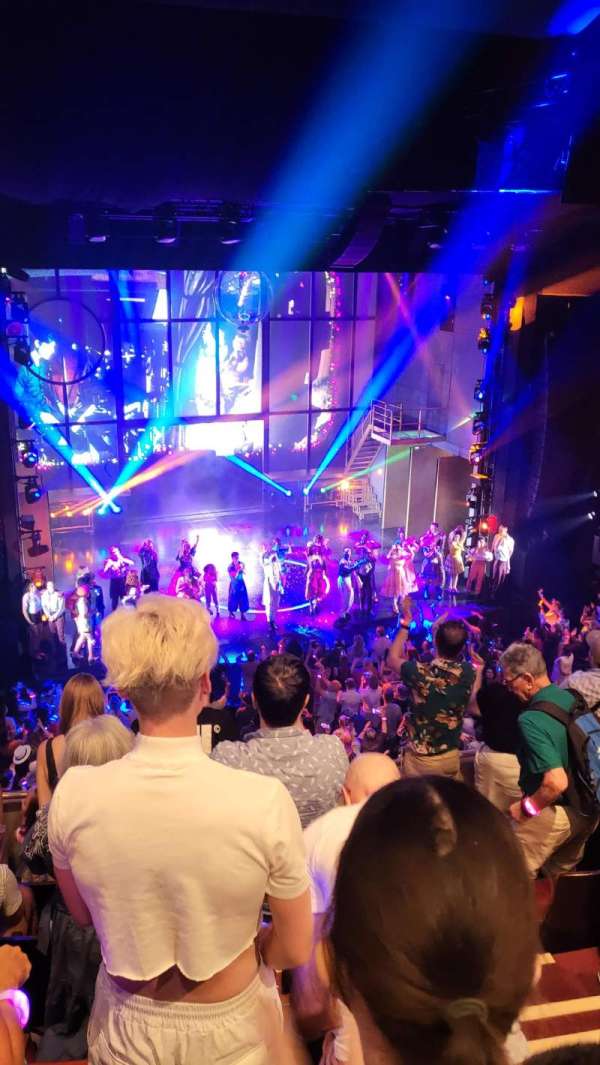 Marquis Theatre, section: Mezzanine L, row: F, seat: 5