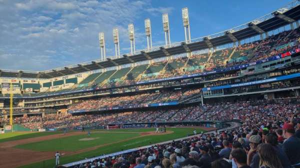 Progressive Field, section: 167, row: GG, seat: 1