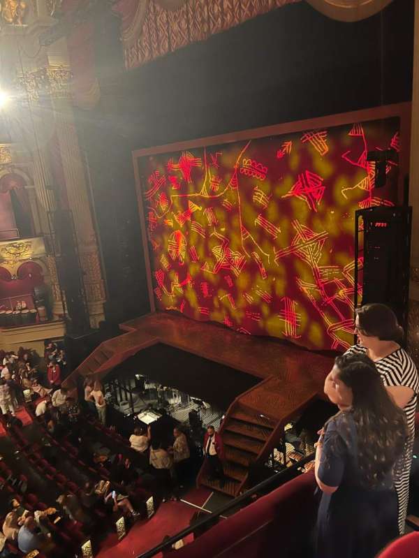 Academy of Music, section: Balcony A, row: A, seat: 54