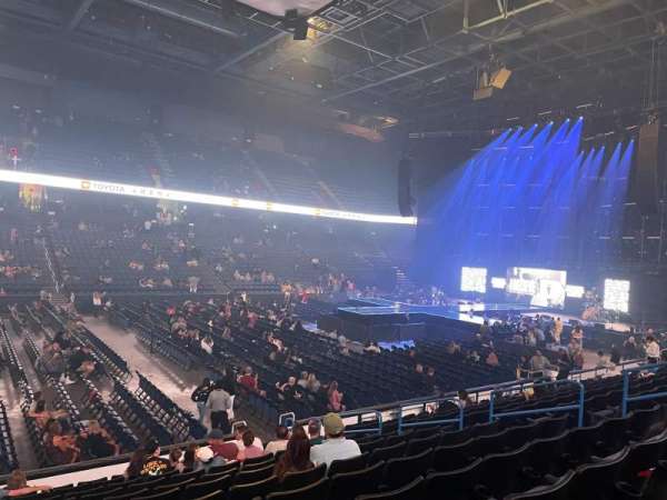 Toyota Arena, section: 105, row: L, seat: 11