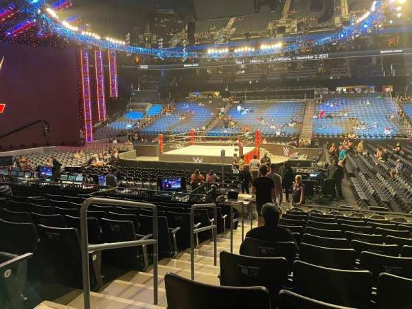 Spectrum Center, section: 104, row: L, seat: 17