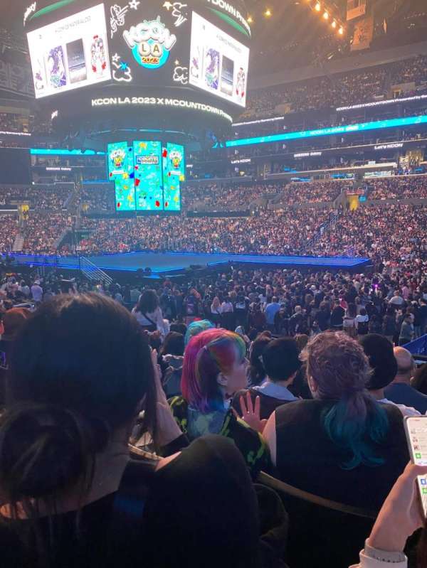 Crypto.com Arena, section: 109, row: 15, seat: 6