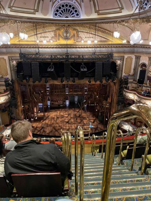 Victoria Palace Theatre, section: Grand Circle, row: G, seat: 20
