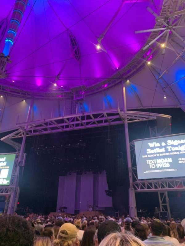 Hartford Healthcare Amphitheatre, section: 108, row: Q, seat: 7