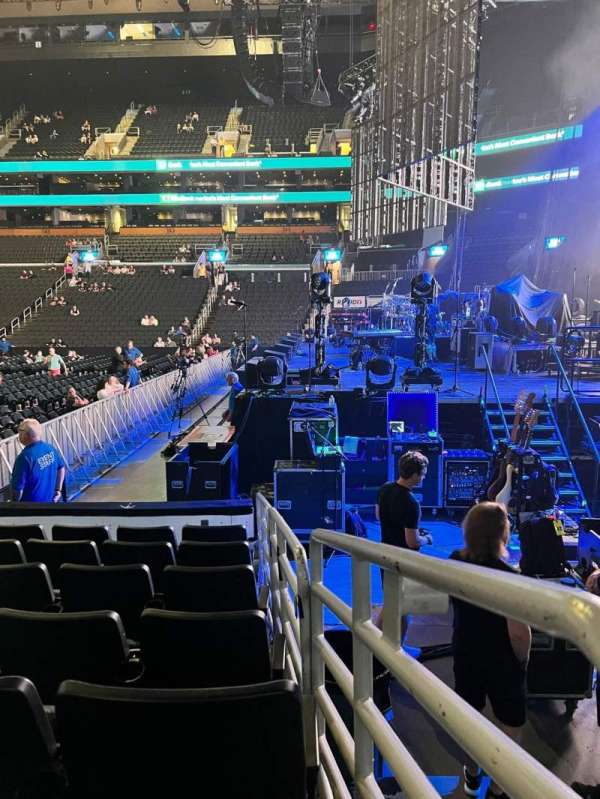 TD Garden, section: 20, row: 7, seat: 4