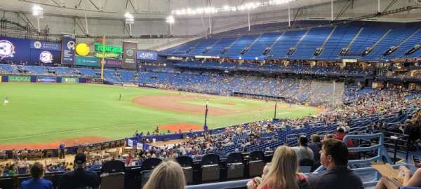 Tropicana Field, section: 131, row: SS, seat: 23