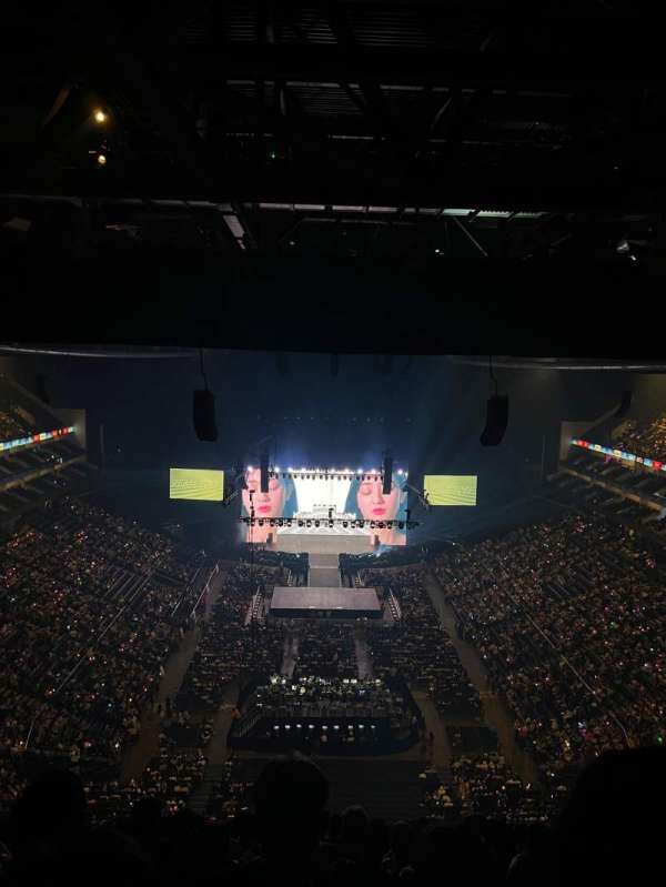 The O2, London, section: 411, row: S, seat: 714