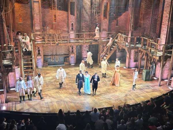 Richard Rodgers Theatre, section: Front Mezzanine L, row: A, seat: 15