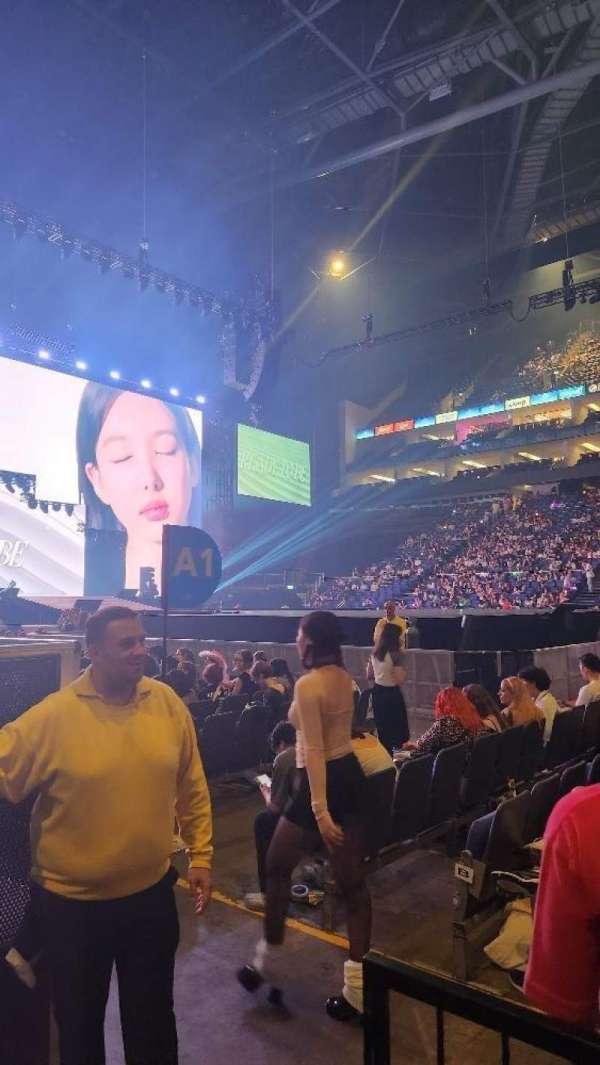 The O2, London, section: 102, row: B, seat: 70