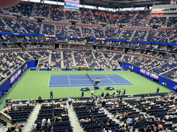 Arthur Ashe Stadium, section: 127, row: A, seat: 1