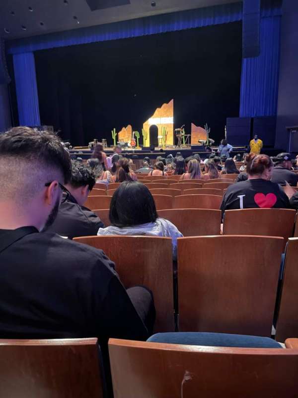 Ovens Auditorium, section: Orchestra RC, row: Q, seat: 10