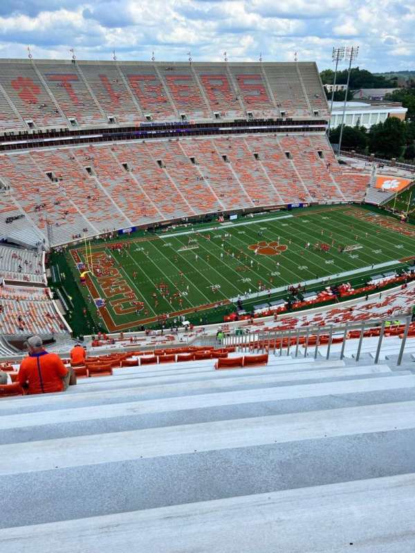 Memorial Stadium, Clemson, section: TDI, row: Z, seat: 14