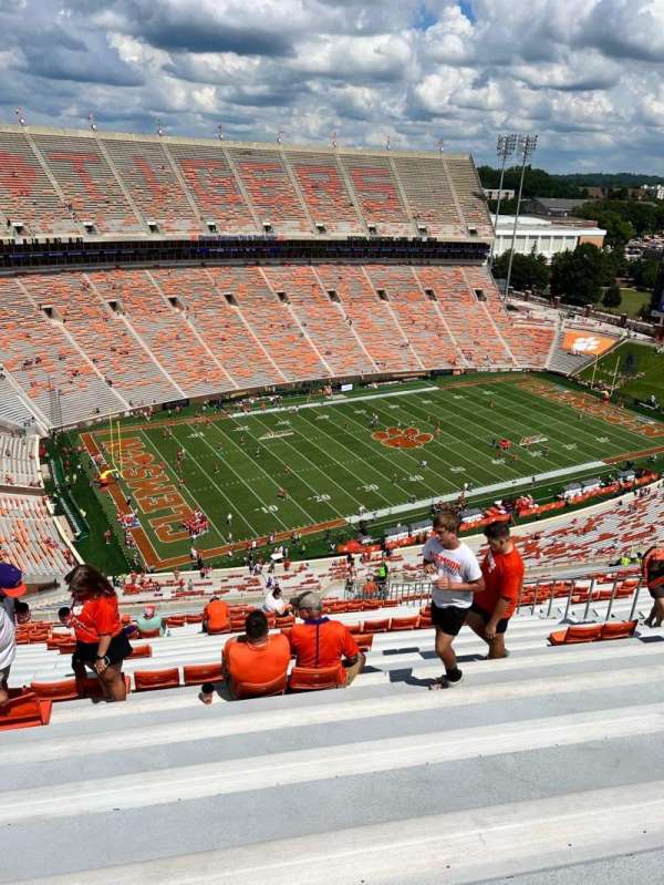 Memorial Stadium, Clemson, section: TDI, row: Z, seat: 26