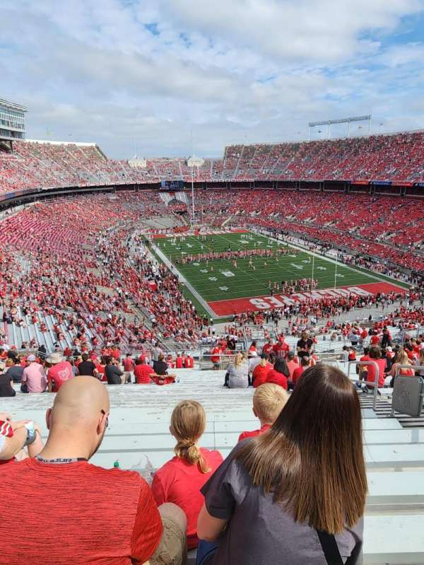 Ohio Stadium, section: 33B, row: 35, seat: 5