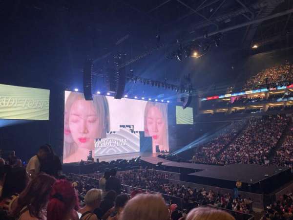 The O2, London, section: 102, row: Q, seat: 76