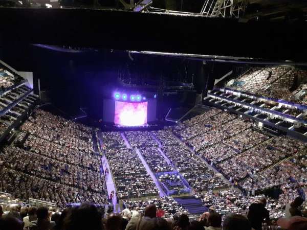 The O2, London, section: 410, row: S, seat: 680