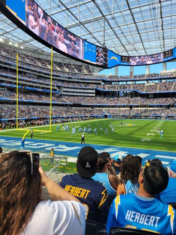 SoFi Stadium, section: 123, row: 9, seat: 14