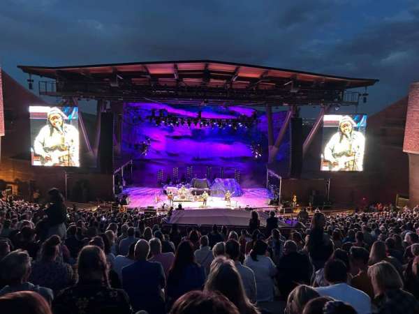 Red Rocks Amphitheatre, section: Center Left, row: 25, seat: 73