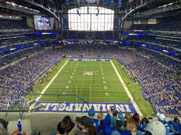 Lucas Oil Stadium, section: 627, row: 6, seat: 18