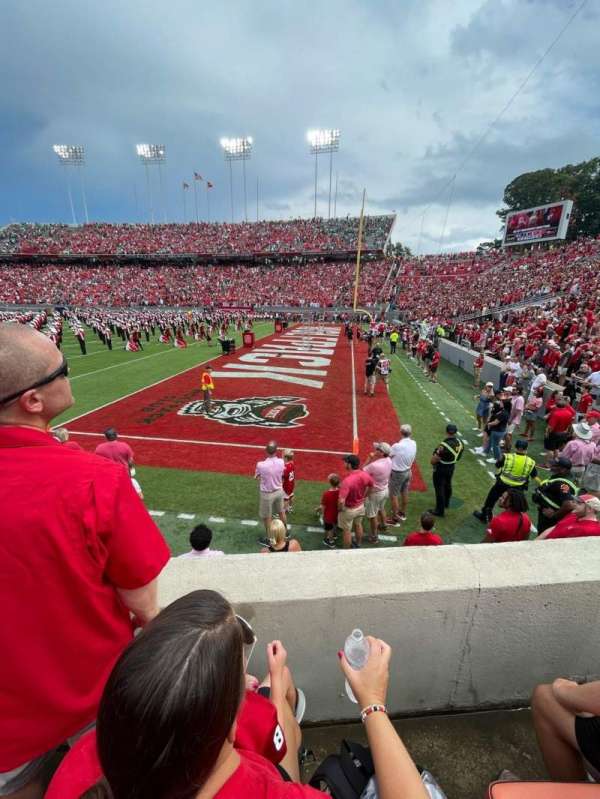 Carter-Finley Stadium, section: 17, row: F, seat: 12