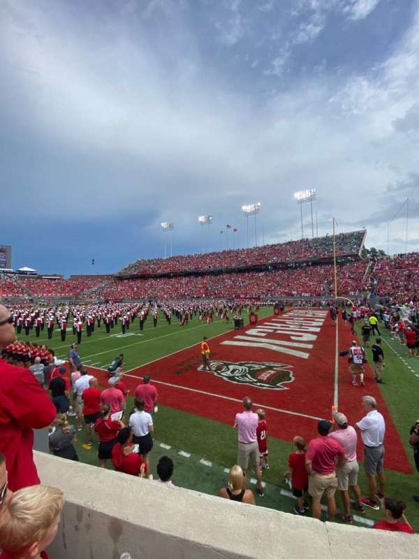 Carter-Finley Stadium, section: 17, row: F, seat: 12