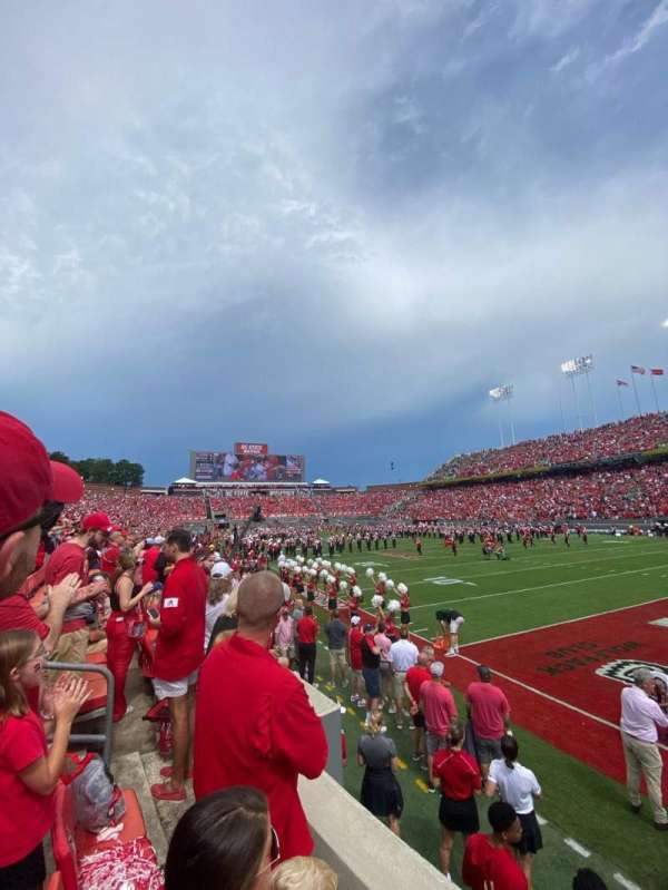 Carter-Finley Stadium, section: 17, row: F, seat: 13