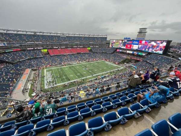 Gillette Stadium, section: 313, row: 12, seat: 17