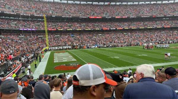 Huntington Bank Field, section: 104, row: 13, seat: 12