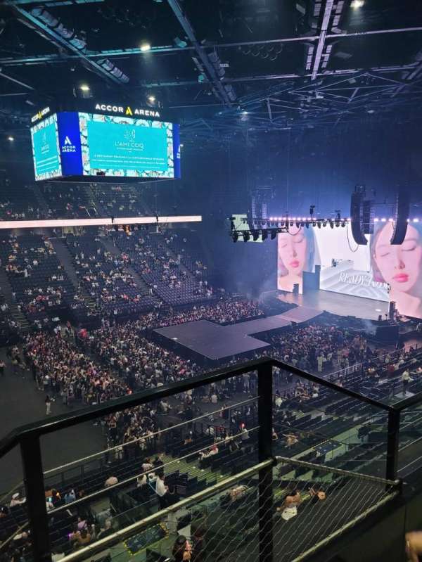 Accor Arena, section: Balcon E, row: 82, seat: 7
