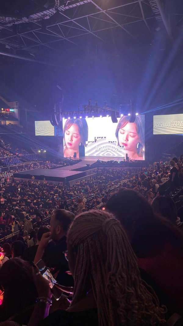 The O2, London, section: 110, row: z, seat: 279