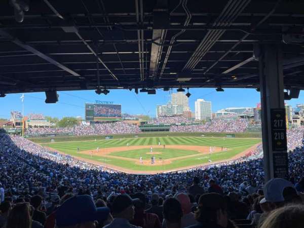 Wrigley Field, section: 217, row: 15, seat: 19