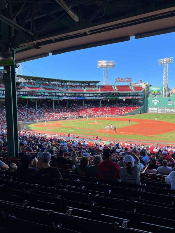 Fenway Park, section: GRANDSTAND 13, row: 8, seat: 4