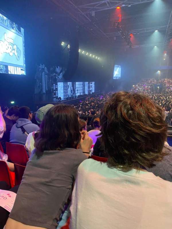Zénith Paris, section: J, row: 19, seat: 14