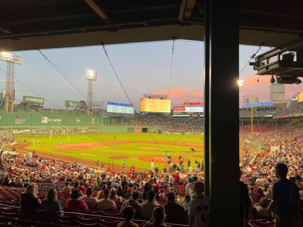 Fenway Park, section: Grandstand 22, row: 6, seat: 3