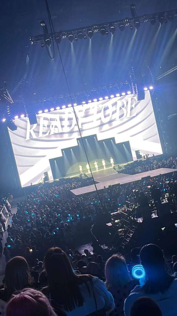 The O2, London, section: 106, row: S, seat: 178